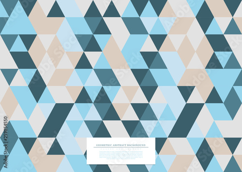 Geometric abstract pattern collection triangular background template vector