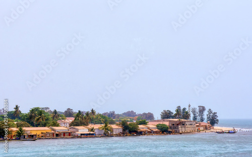 nice photo of banjul in gambia west africa photo