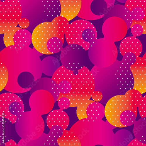 Colorful gradient bubbles v...