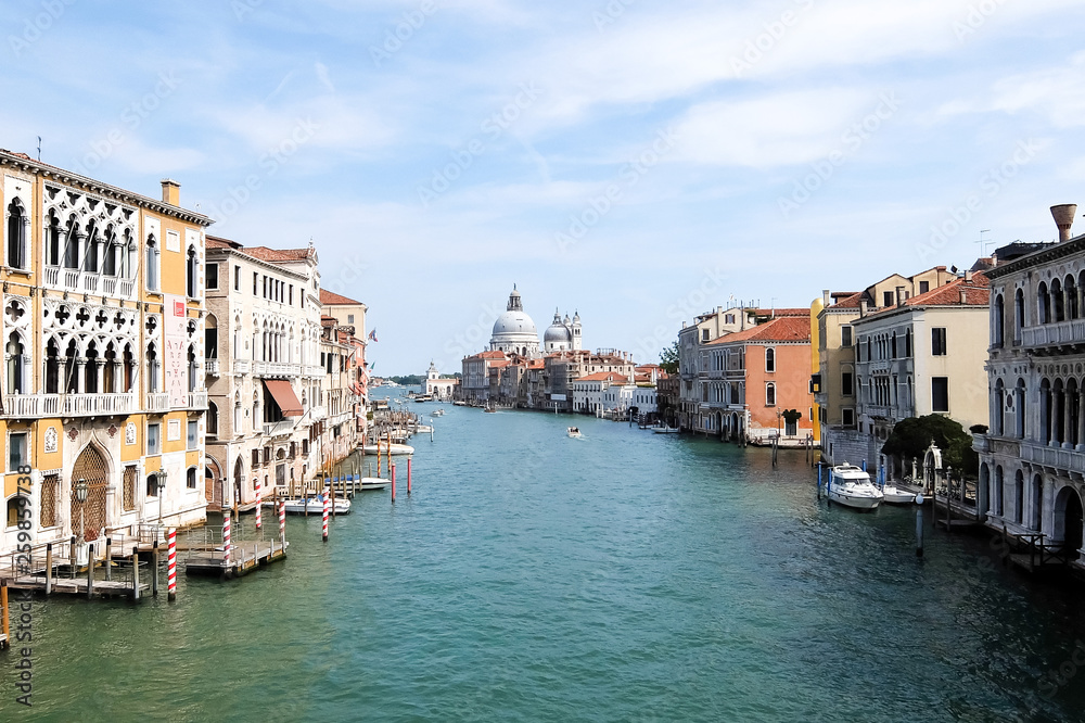 Venice, Italy. View of Grand Canal in Venice.
