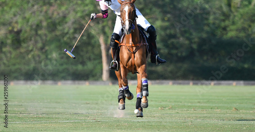Player Riding To Control The Ball.