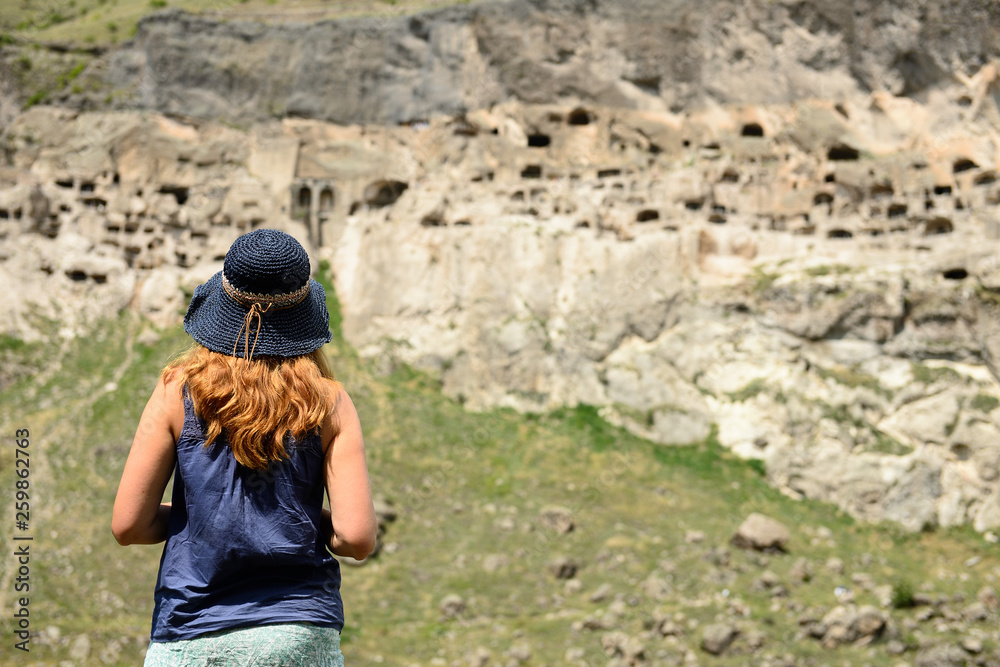 Fototapeta premium Discover Vardzia Cave Town in Georgia