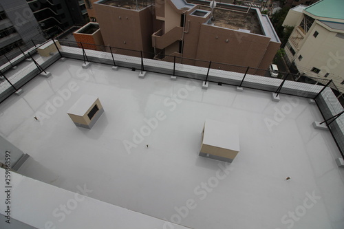 Fototapeta 分譲マンションのウレタン塗膜防水工事