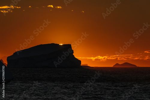 Sunset over the Weddell Sea