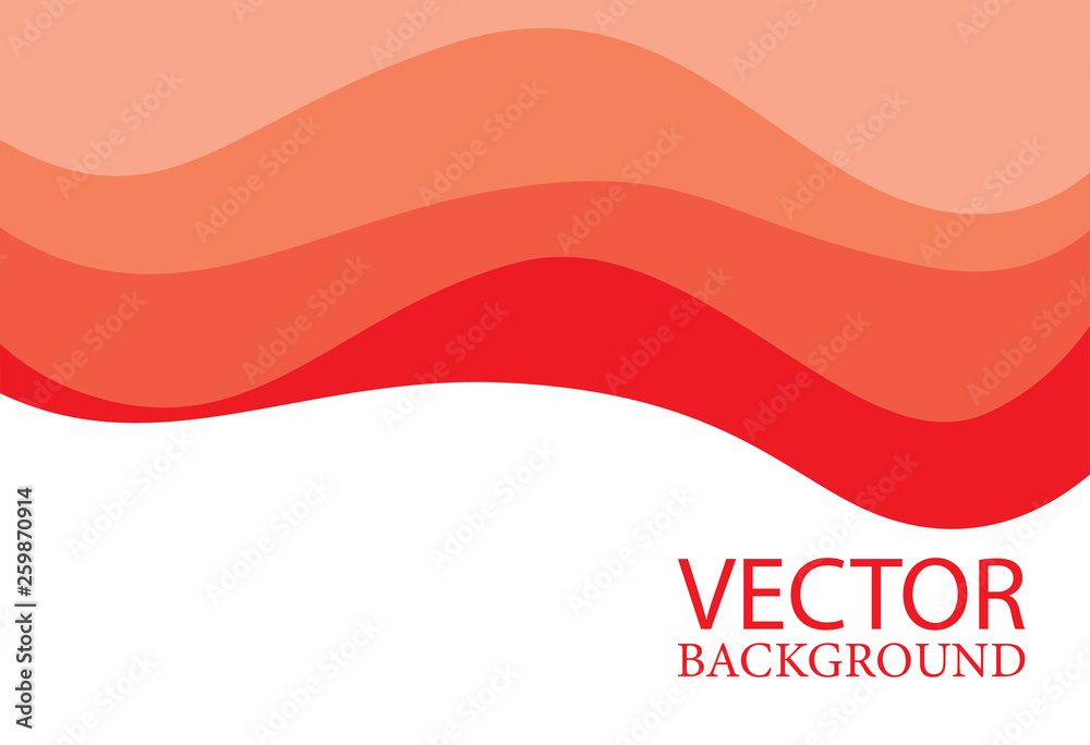 Red background vector illustration lighting effect graphic for text and
