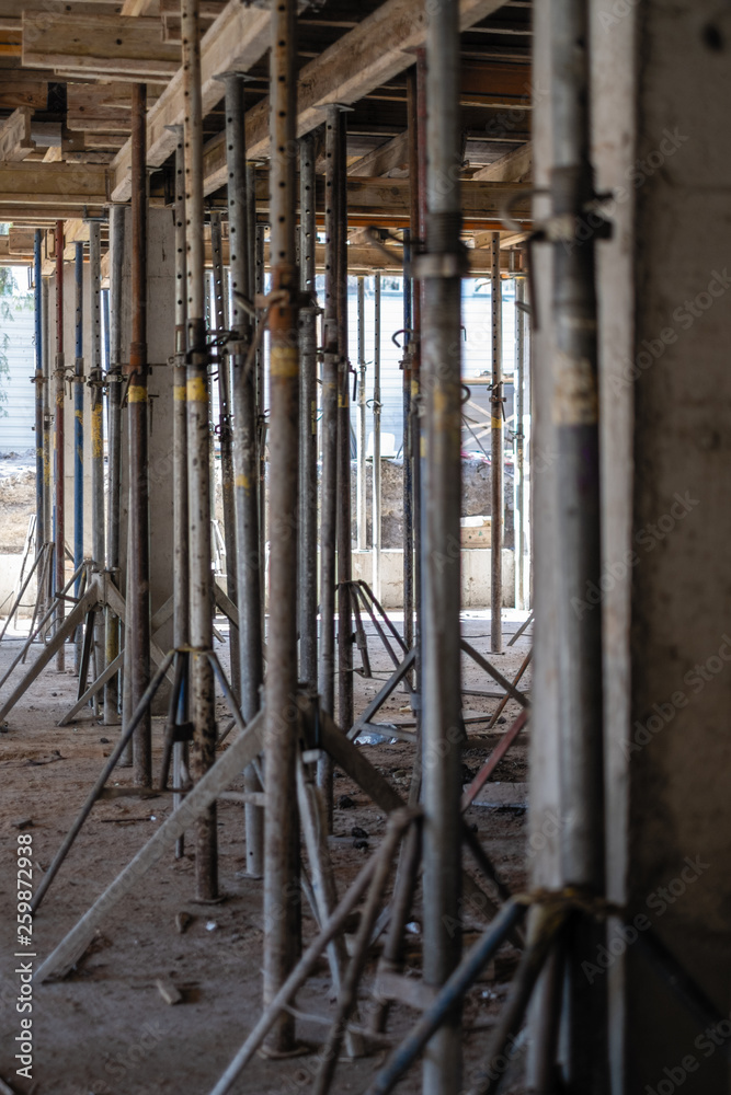 metal supports in monolithic construction, installation of formwork for concrete floors metal supports in monolithic construction, installation of formwork for concrete floors