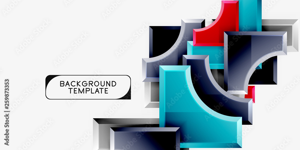 Geometric shapes abstract background Geometric shapes abstract background