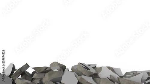 Wallpaper Mural Breaking concrete wall with painted DISEASE word. Conceptual 3D animation Torontodigital.ca