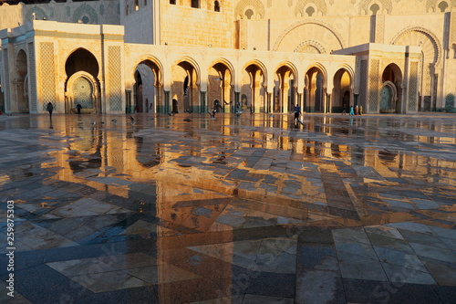 the mosque in casablanca morocco