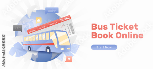 Bus Ticket Book Online Banner