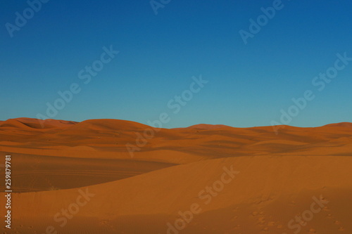 sand dunes in the desert Erg Chebbi morocco © Silvano Sarrocco