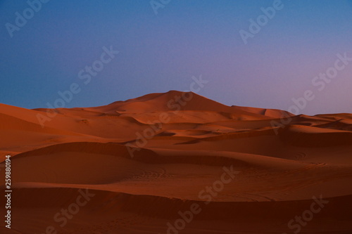 sand dunes in the desert Erg Chebbi morocco © Silvano Sarrocco