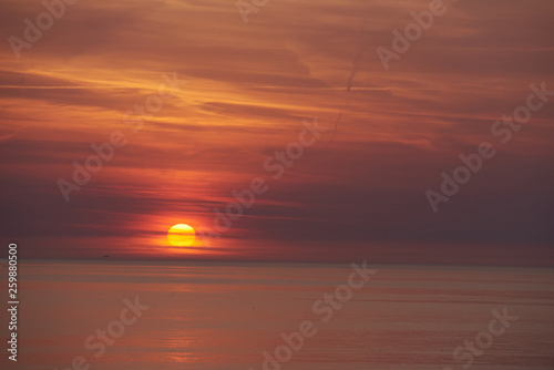 Sonnenuntergang an der Küste von Nord-Holland © Maik Meid