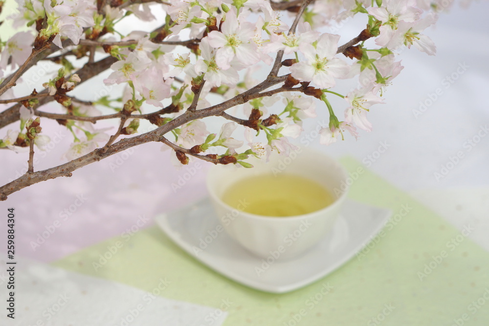 さくらと煎茶