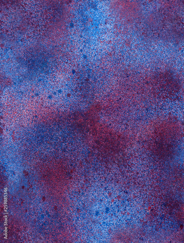 Watercolor, acril and ink seamless pattern