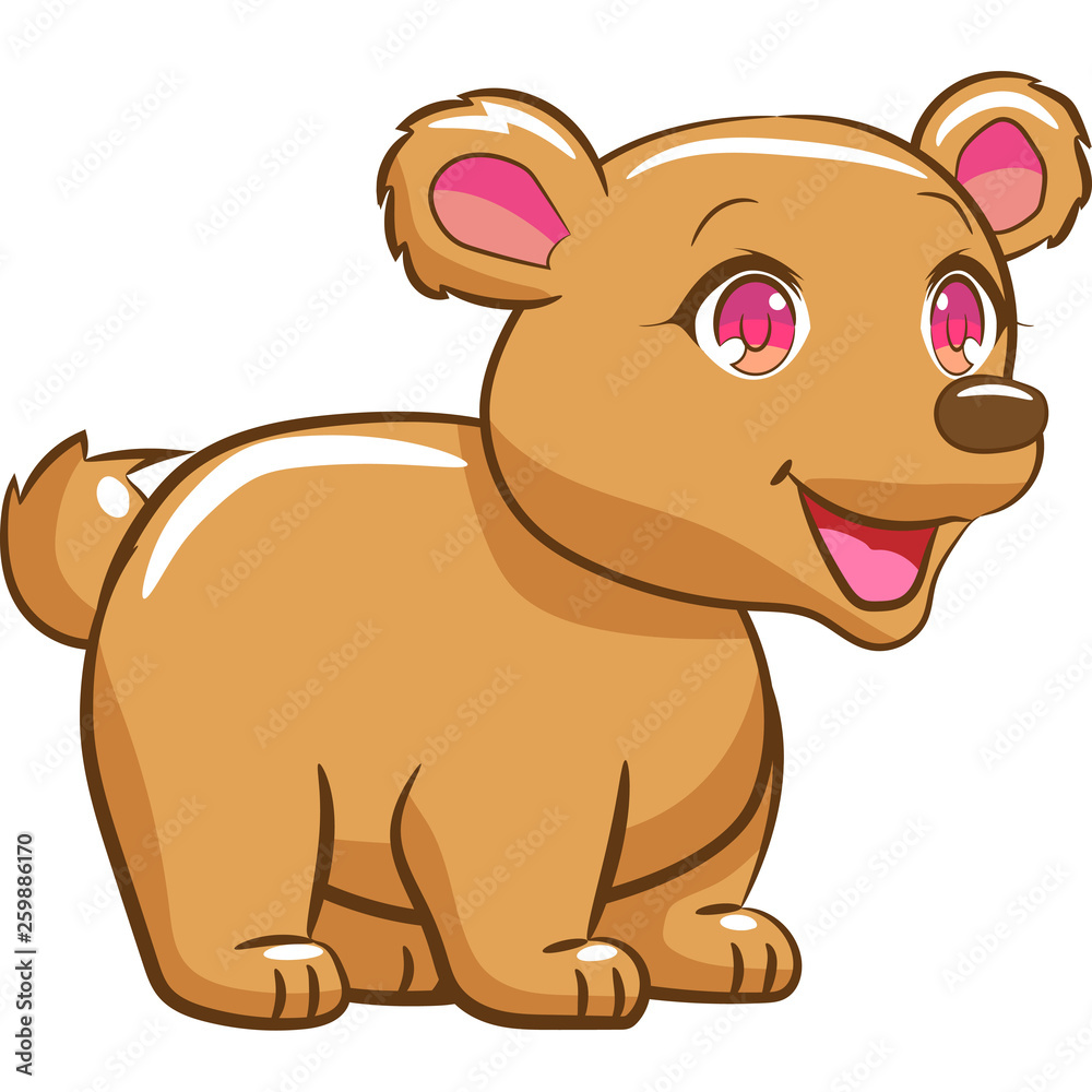 Fototapeta premium bear vector clipart