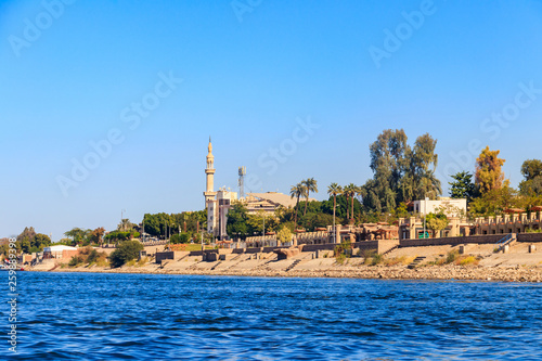View of Nile river in Luxor, Egypt © olyasolodenko
