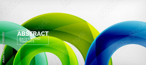 Vector circles abstract background