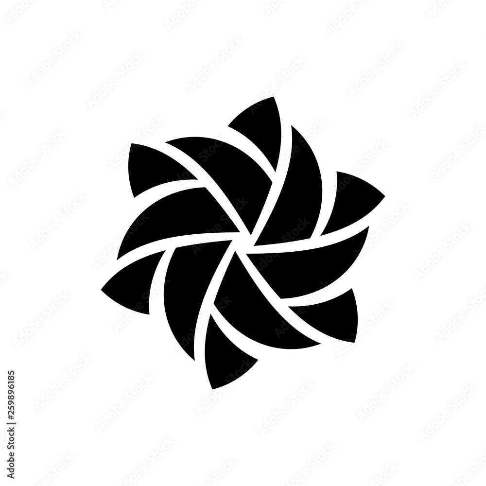 Black abstract logo design template. isolated on white background Black abstract logo design template. isolated on white background