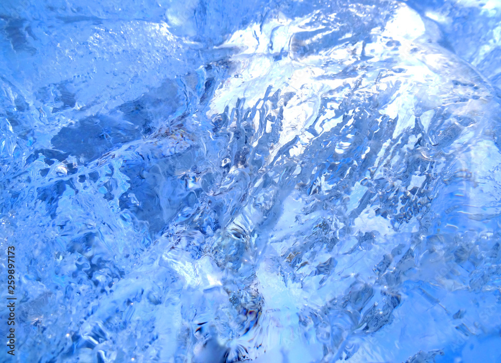 Abstract close-up of ice Abstract close-up of ice
