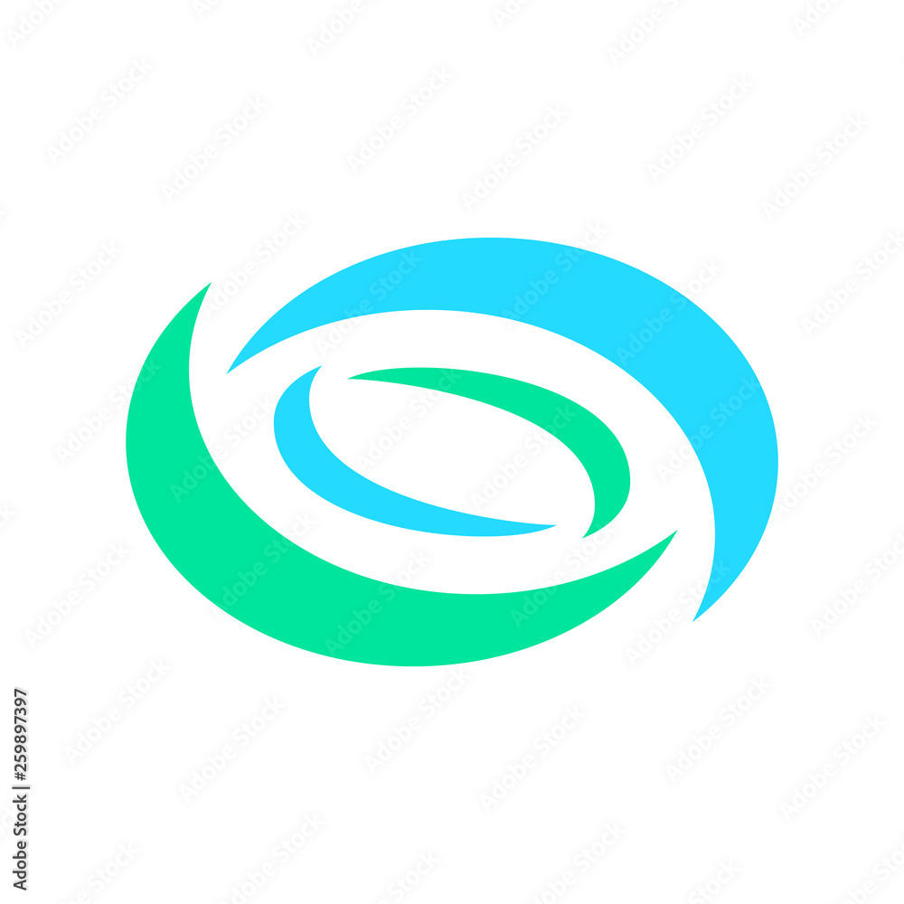 Colorful abstract logo design template. isolated on white background Colorful abstract logo design template. isolated on white background