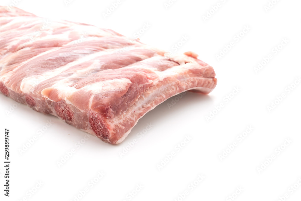 Fresh raw pork ribs Fresh raw pork ribs