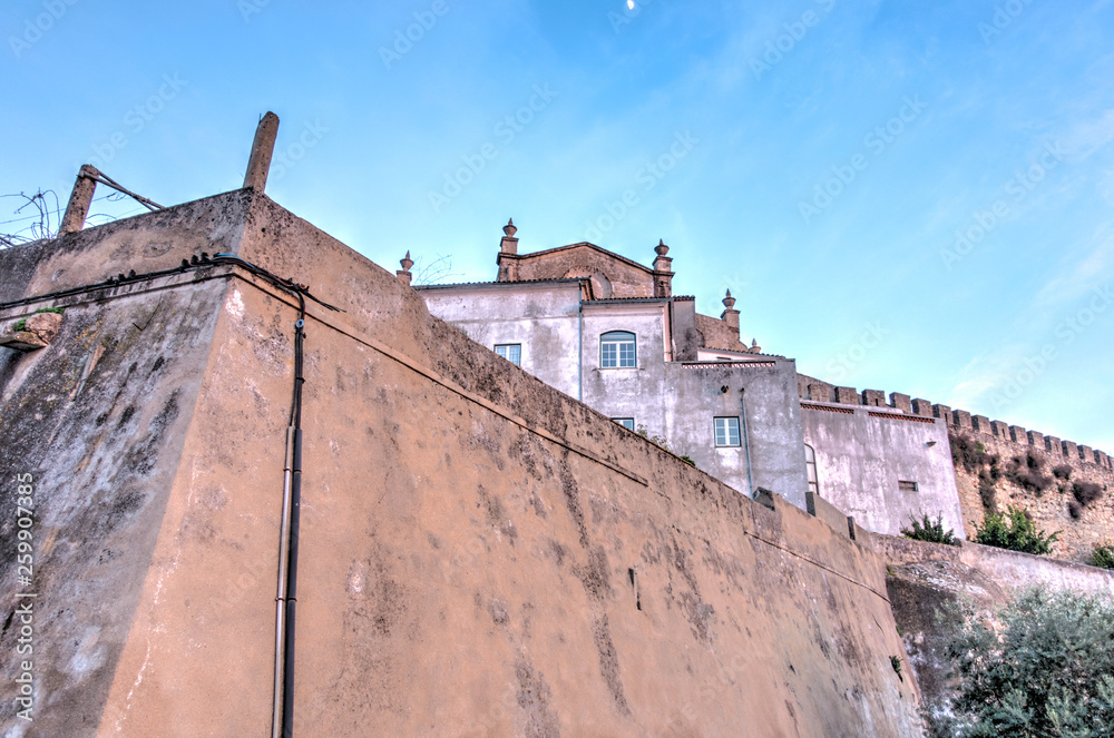 Portalegre at dusk, Portugal