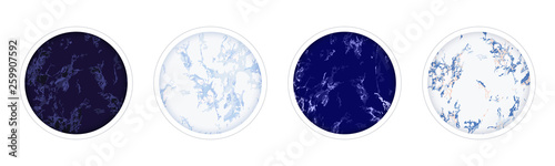 Highlight covers backgrounds. Set of marble design