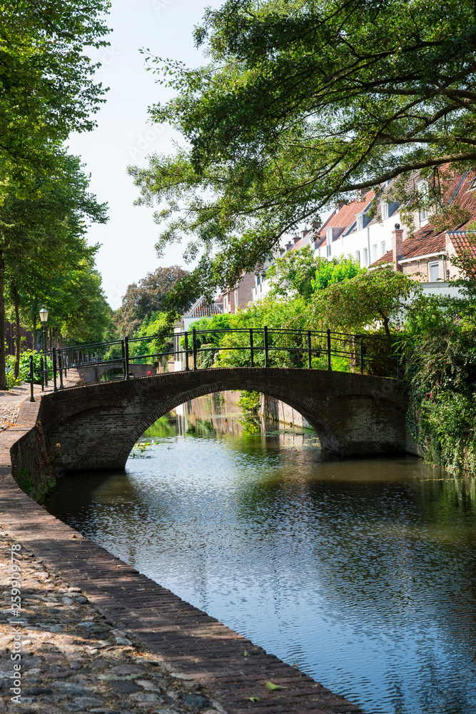canal Weverssingel and park in Amersfoort, The Netherlands canal Weverssingel and park in Amersfoort, The Netherlands