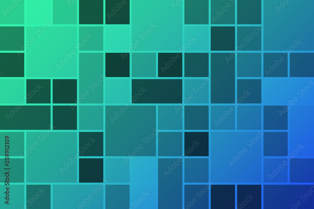Randomized Square Pattern | Gradient | Abstract Vector Background