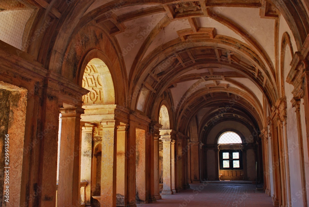 Internal View of Convento de Tomar 