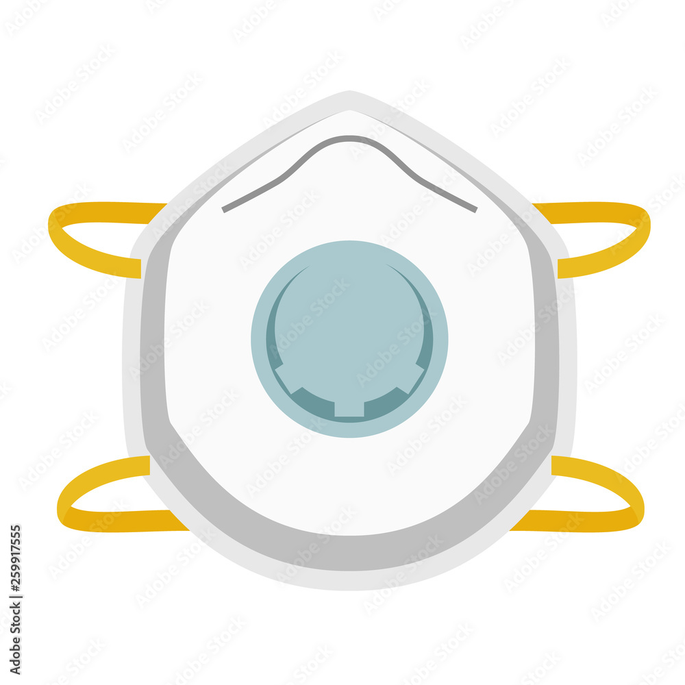 Obraz premium face mask flat illustration on white