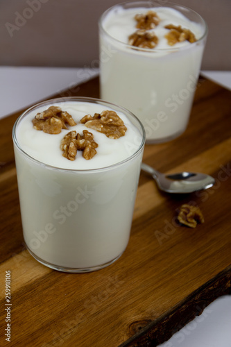 organic yogurt with nuts
