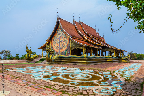 Sirinthorn Wararam Phupao Temple, Ubon Ratchathani, Thailand © Teerayuth