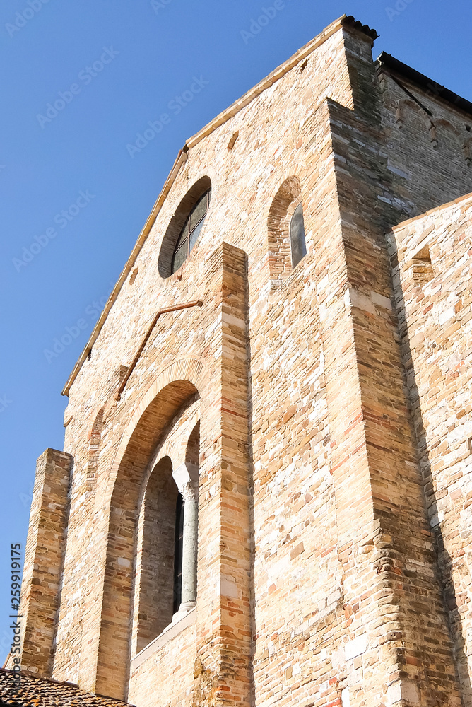 Aquileia, Italy. View of Basilica di Santa Maria Assunta.