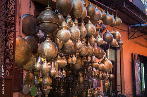 Lanterns store in Marrakesh