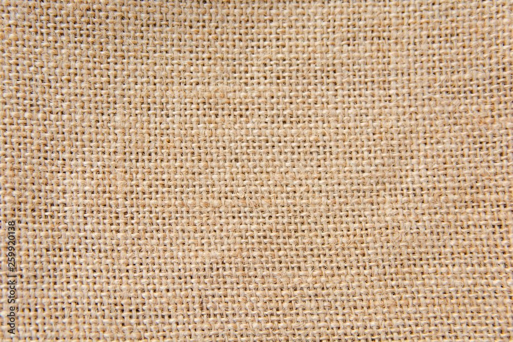 Brown burlap, sackcloth texture background