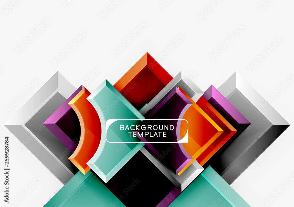 Geometric shapes abstract background Geometric shapes abstract background