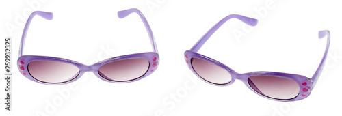 sunglasses set isolated