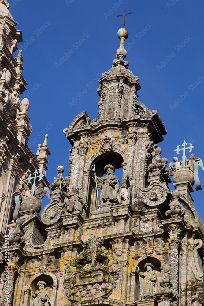 Cathedral of Santiago de Compostela, the end of the road Santiago