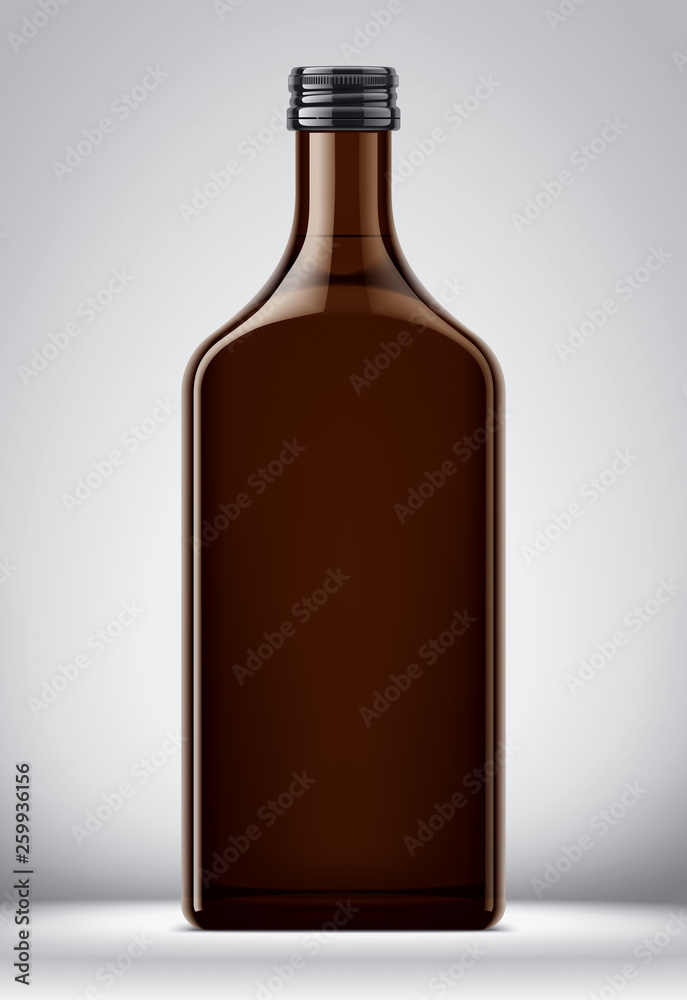 Bottle mockup for alcohol drinks on background. Bottle mockup for alcohol drinks on background.
