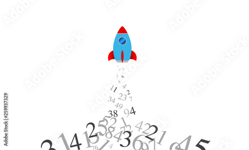 missile, razzo, numeri, decollo, start up, impresa,