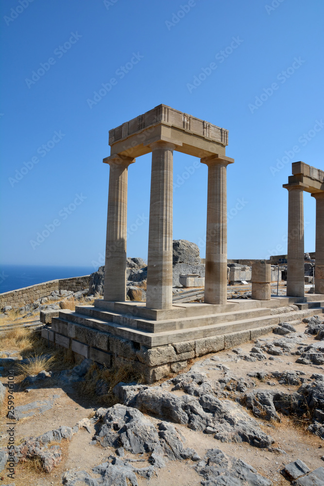 Ancient Lindos, Acropolis
