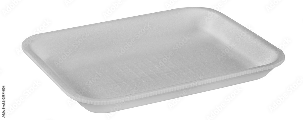 Plastic food tray,Styrofoam food tray isolated on white background Plastic food tray,Styrofoam food tray isolated on white background