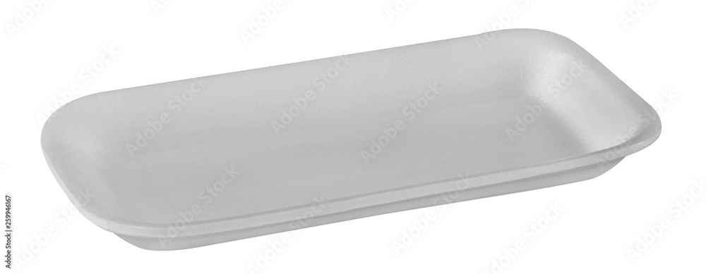 Plastic food tray,Styrofoam food tray isolated on white background Plastic food tray,Styrofoam food tray isolated on white background