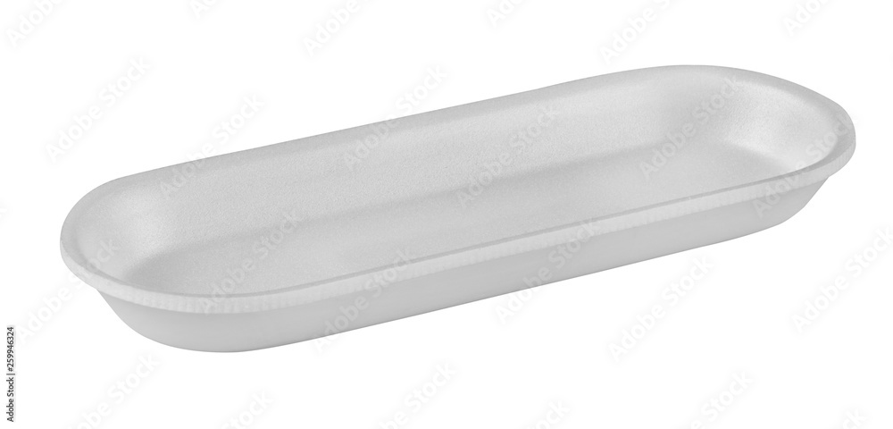 Plastic food tray,Styrofoam food tray isolated on white background Plastic food tray,Styrofoam food tray isolated on white background