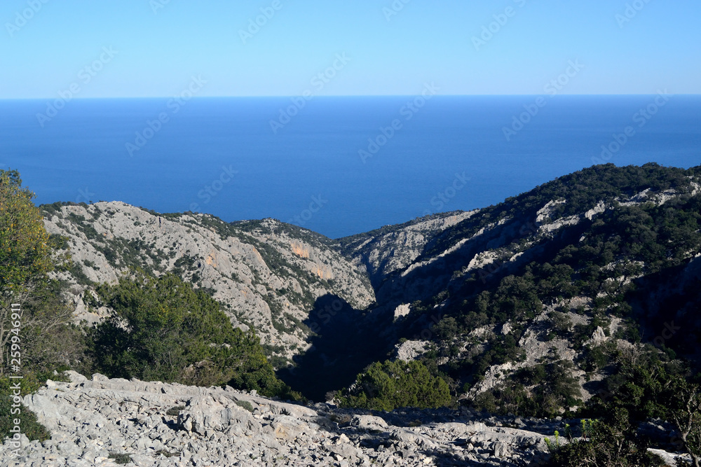 Naklejka premium Veduta del Bacu Maore