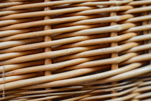 handmade wicker basket background textured detail