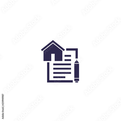 lease contract icon
