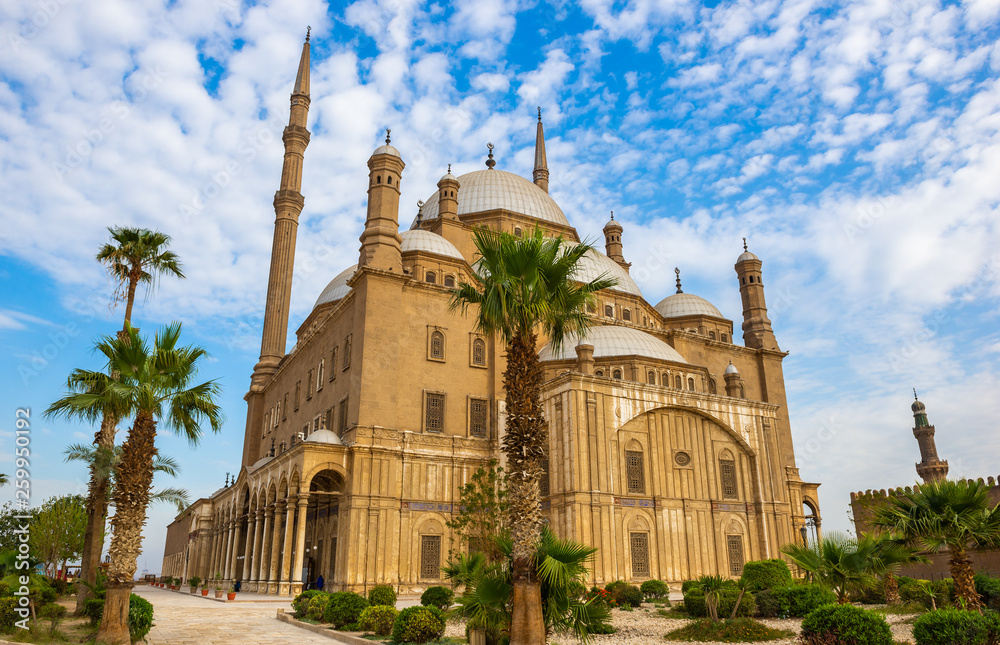 Cairo Citadel at summer day